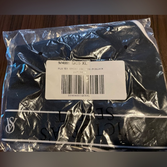 🆕 VICTORIA'S SECRET VS PLAYER SPORTS BRA Black XL 16-18 38D 40B 40C - Picture 8 of 14